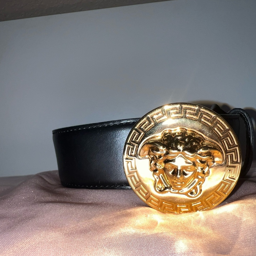 Authentic versace mens belt